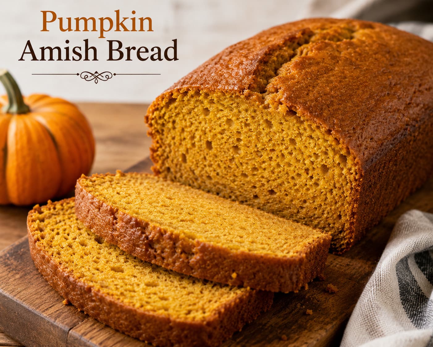 Pumpkin Amish Bread